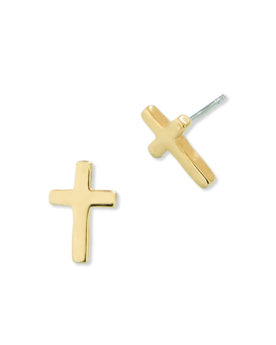 Cross Stud Earrings