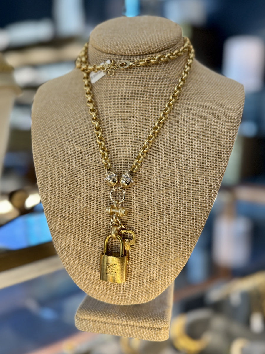 Crucible Lock Necklace