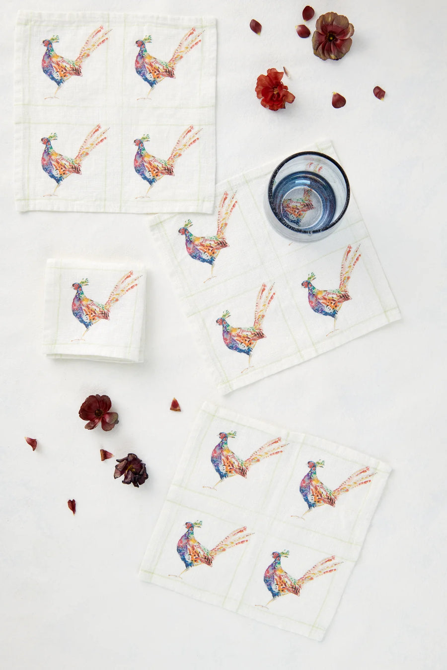 Pheasants - Cocktail Napkins set of 4