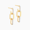 Trio Link Drop Earrings