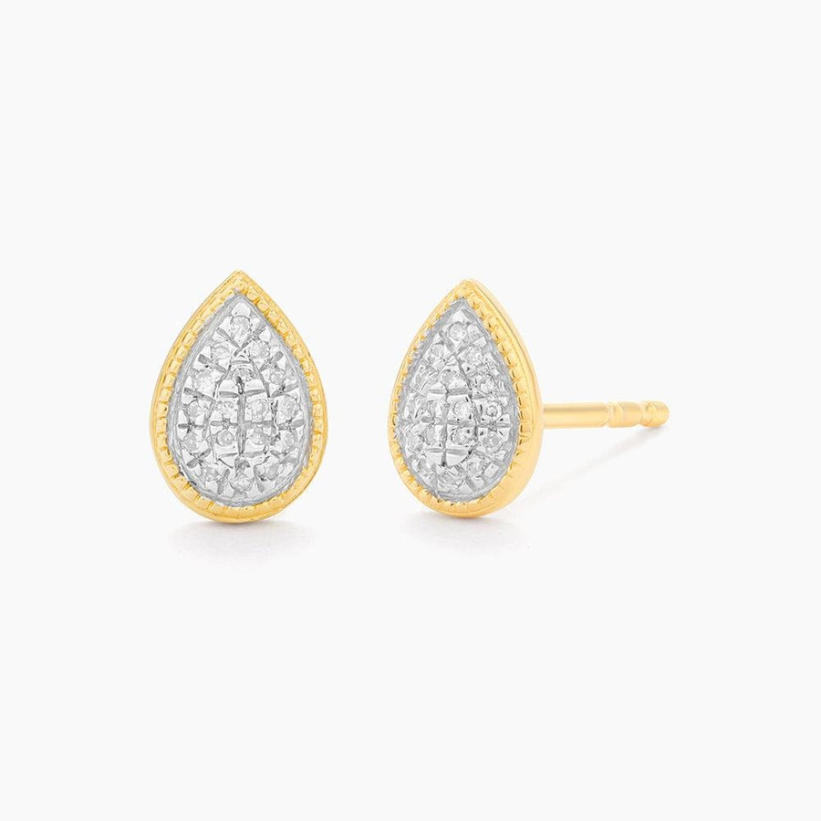 Teardrop Stud Earrings