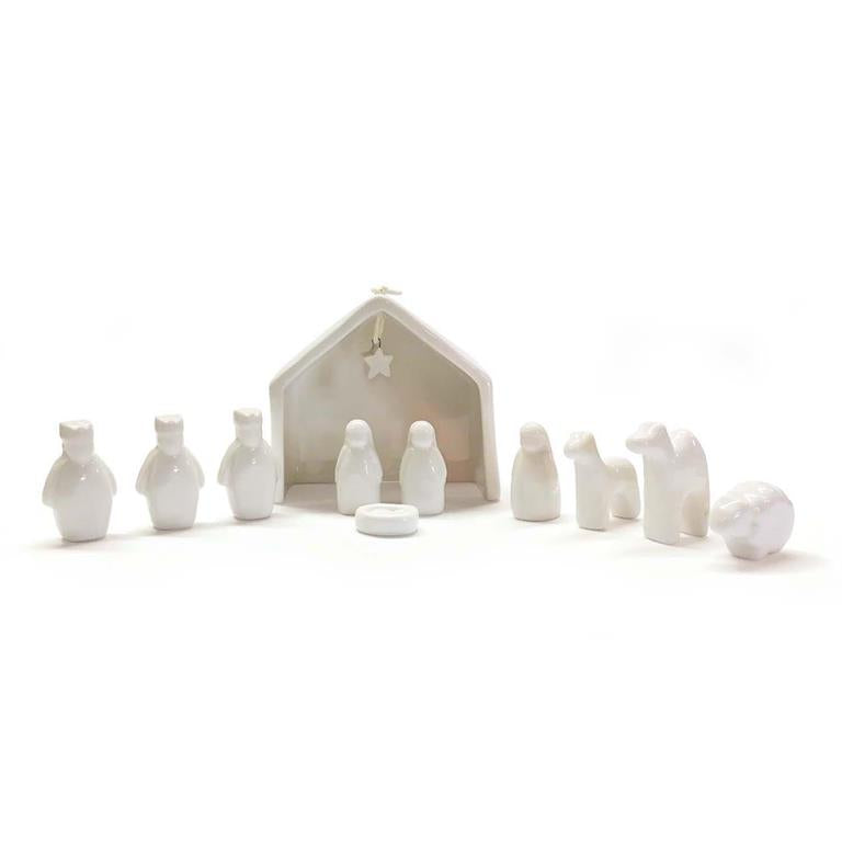11-Piece Miniature Nativity Set
