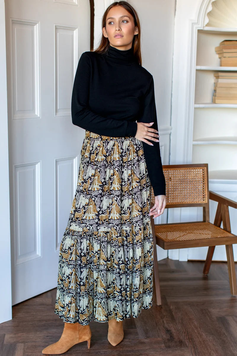 Shirred Skirt