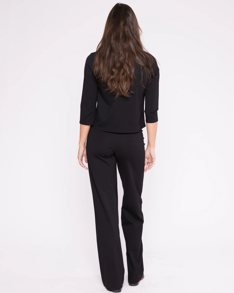 Ponte Knit 3/4 Sleeve Top