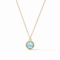 Fleur de Lis Solitaire Necklace