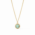 Fleur de Lis Solitaire Necklace