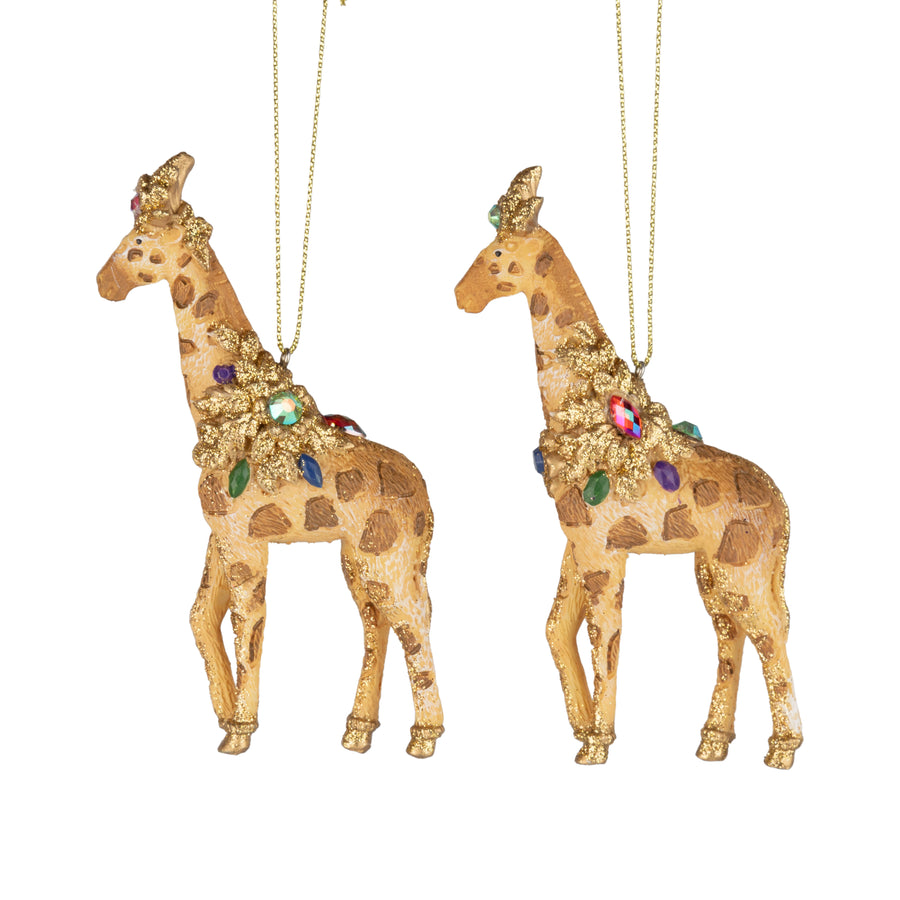 Resin Giraffe Ornament