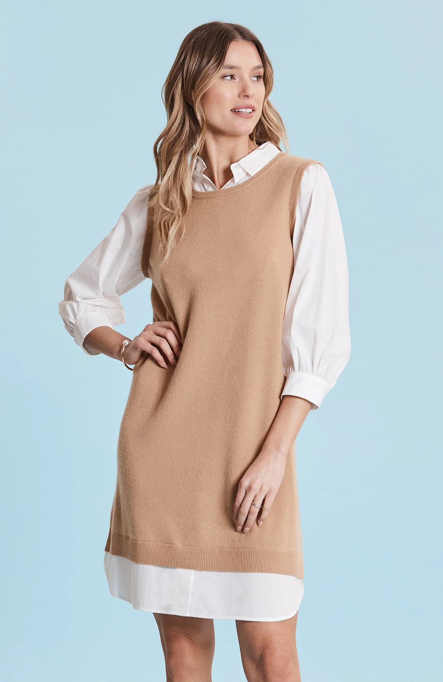 Twofer Cashmere Dress