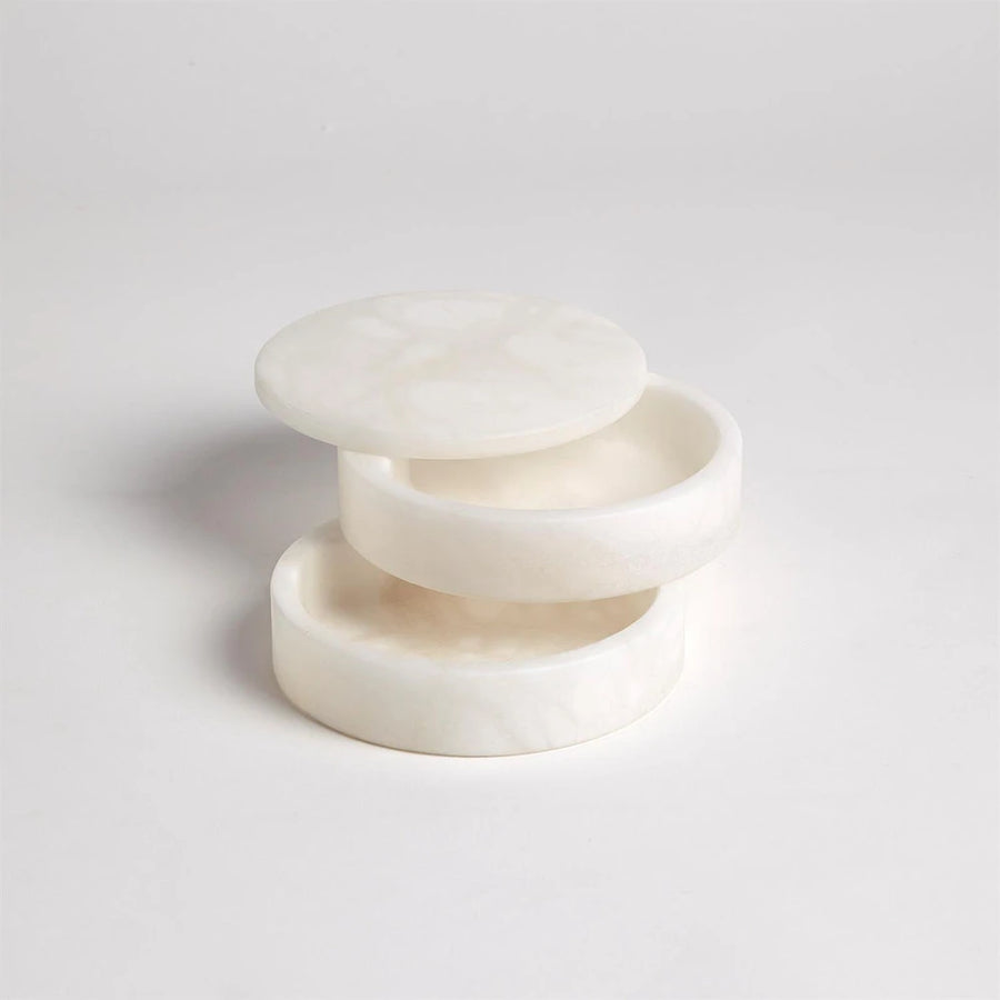 Alabaster Swivel Bowl