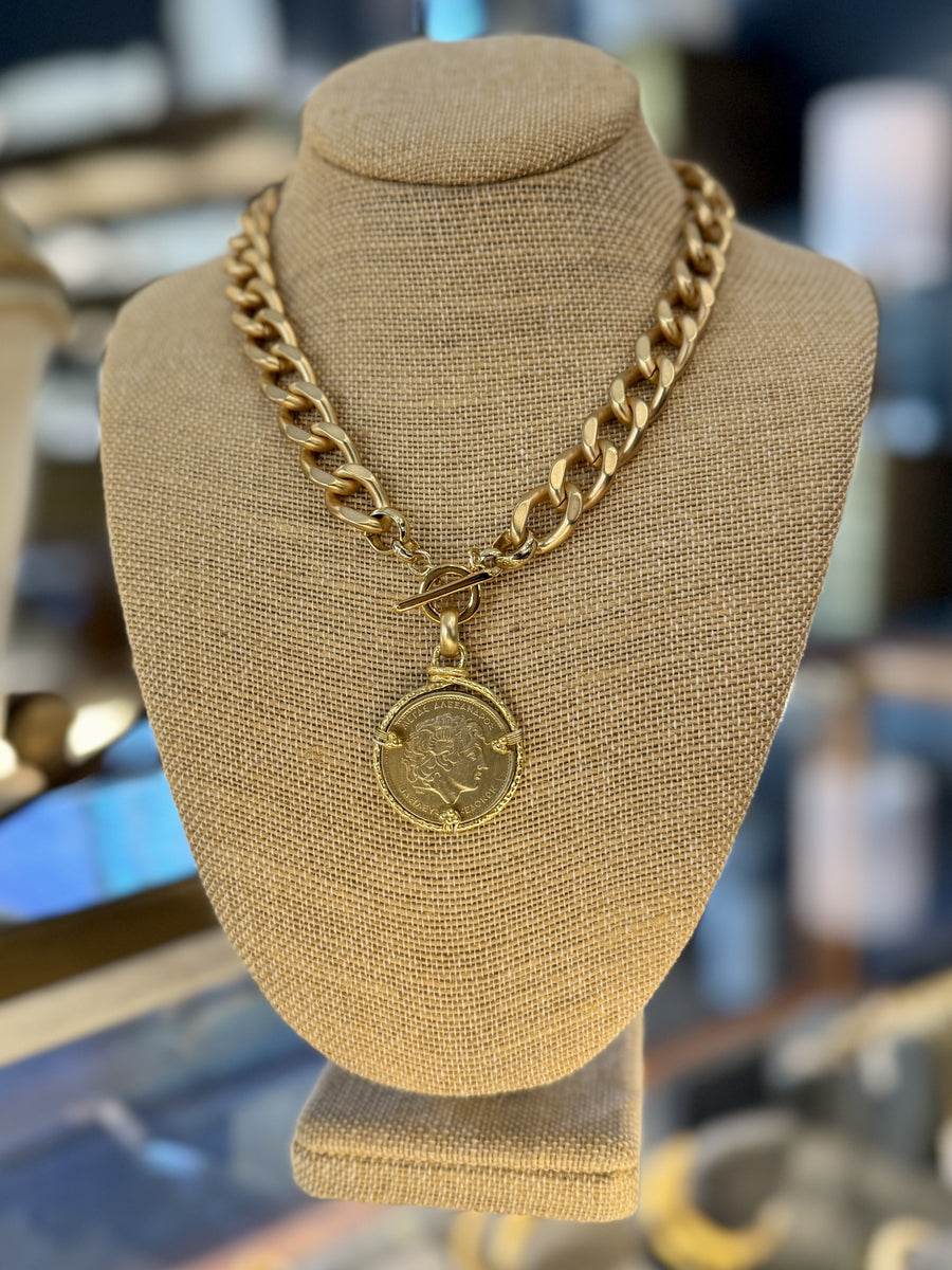Grand Tour Coin Necklace