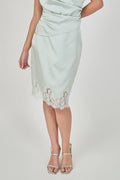 Satin Midi Skirt