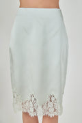 Satin Midi Skirt