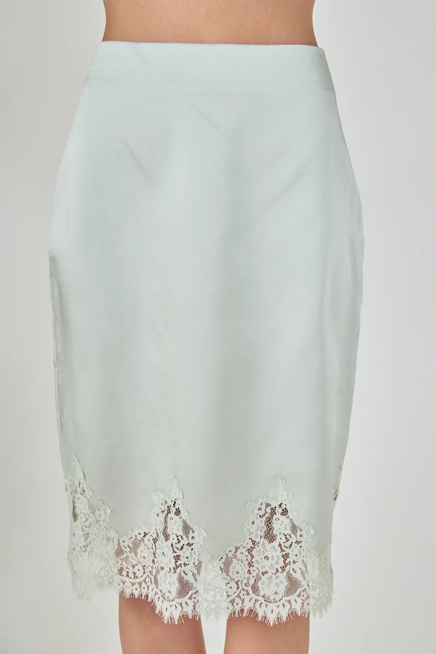 Satin Midi Skirt