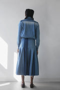 Patchwork Godet Skirt