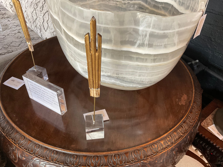 Italian Rays on Lucite Stand