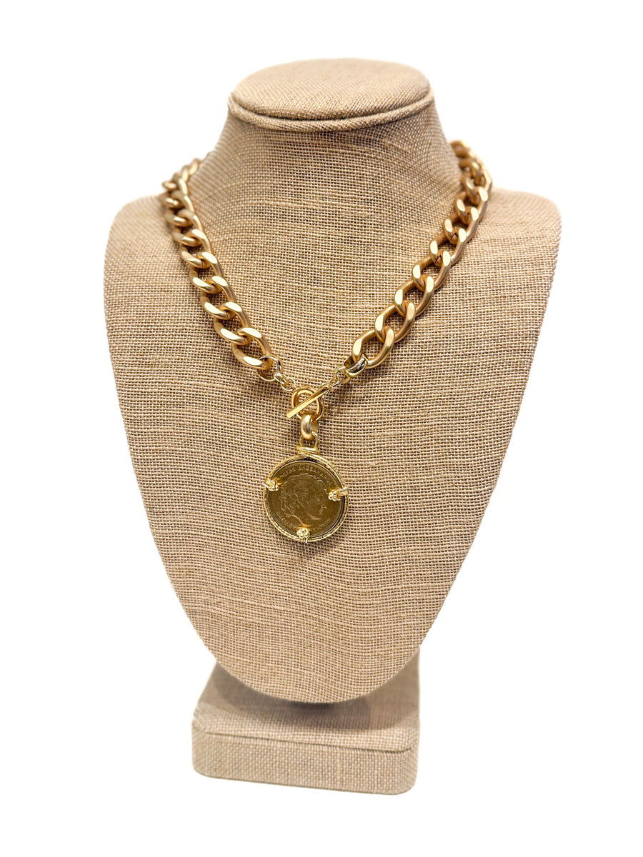 Grand Tour Coin Necklace