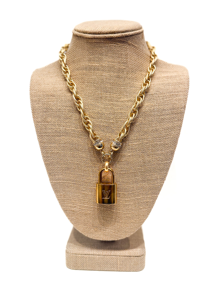 Athena Wheat Lock Necklace