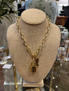 Espresso Lock Necklace
