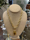 Athena Wheat Lock Necklace