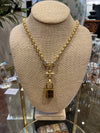 Crucible Lock Necklace