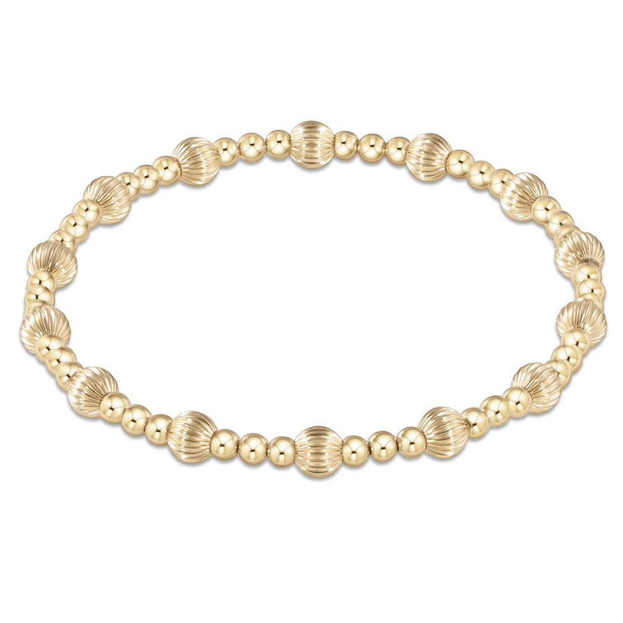 Dignity Sincerity Pattern 6mm Bead Bracelet