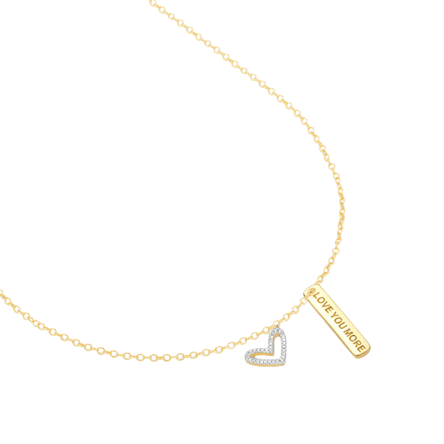 I Love You More Pendant Necklace