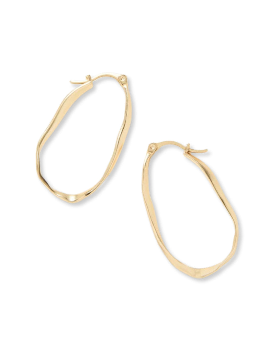 Isle of Hope Hoop Earrings Gold
