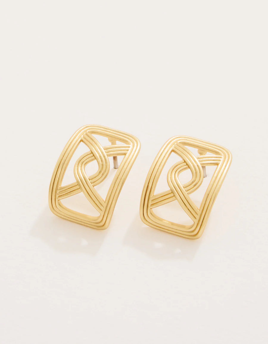 Trellis Earrings Gold