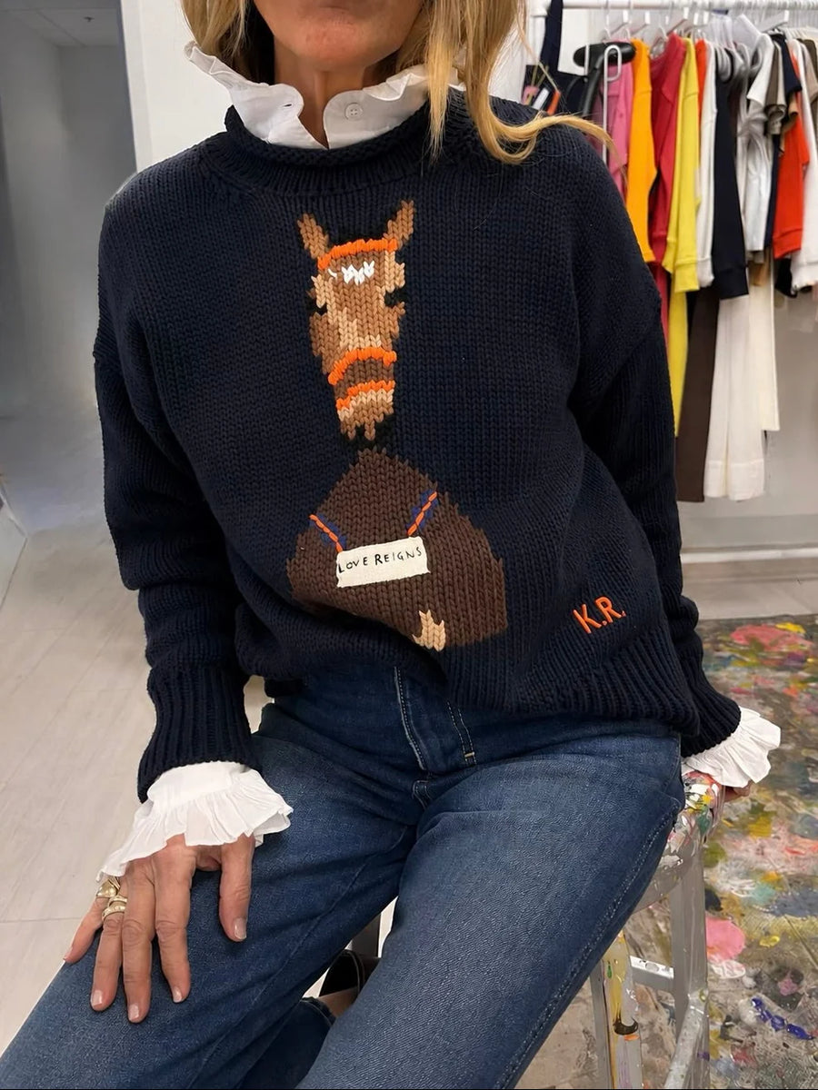 Roll Neck Love Reigns Sweater