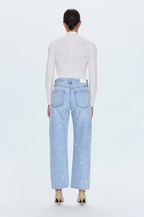 Lexi Mid Rise Bowed Straight - Stellar Vintage