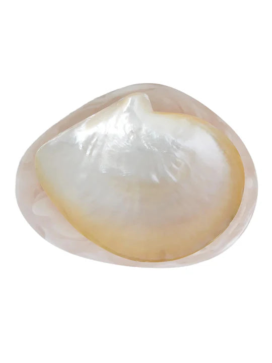 white lilies and caviar Round Caviar Dish