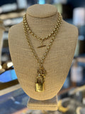 Long Toggle Lock Necklace