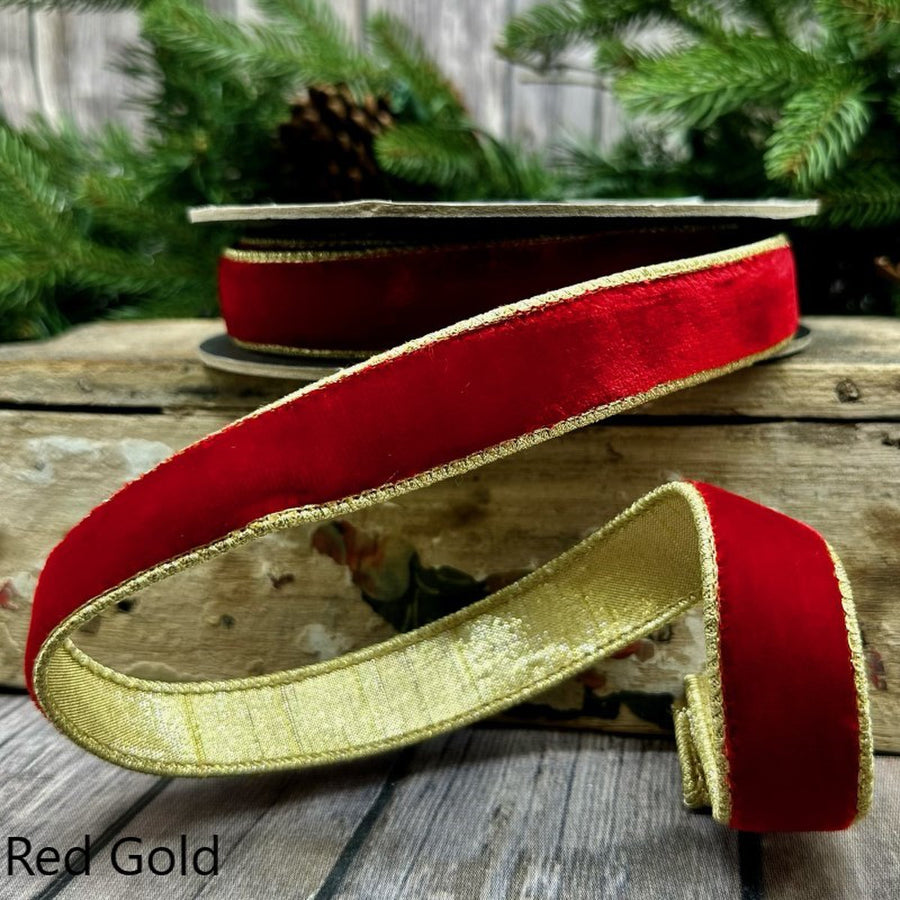 Lush Velvet Matching Dupion Ribbon