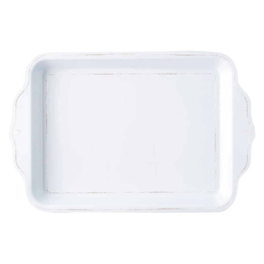 Berry & Thread Melamine 24" Tray - Whitewash