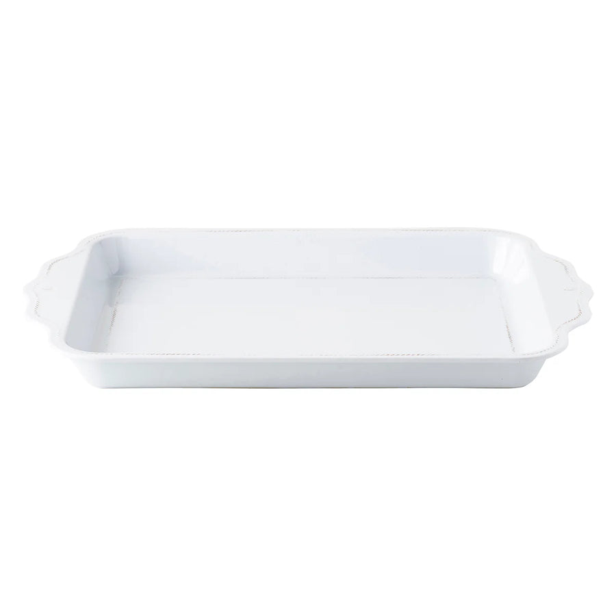 Berry & Thread Melamine 24" Tray - Whitewash