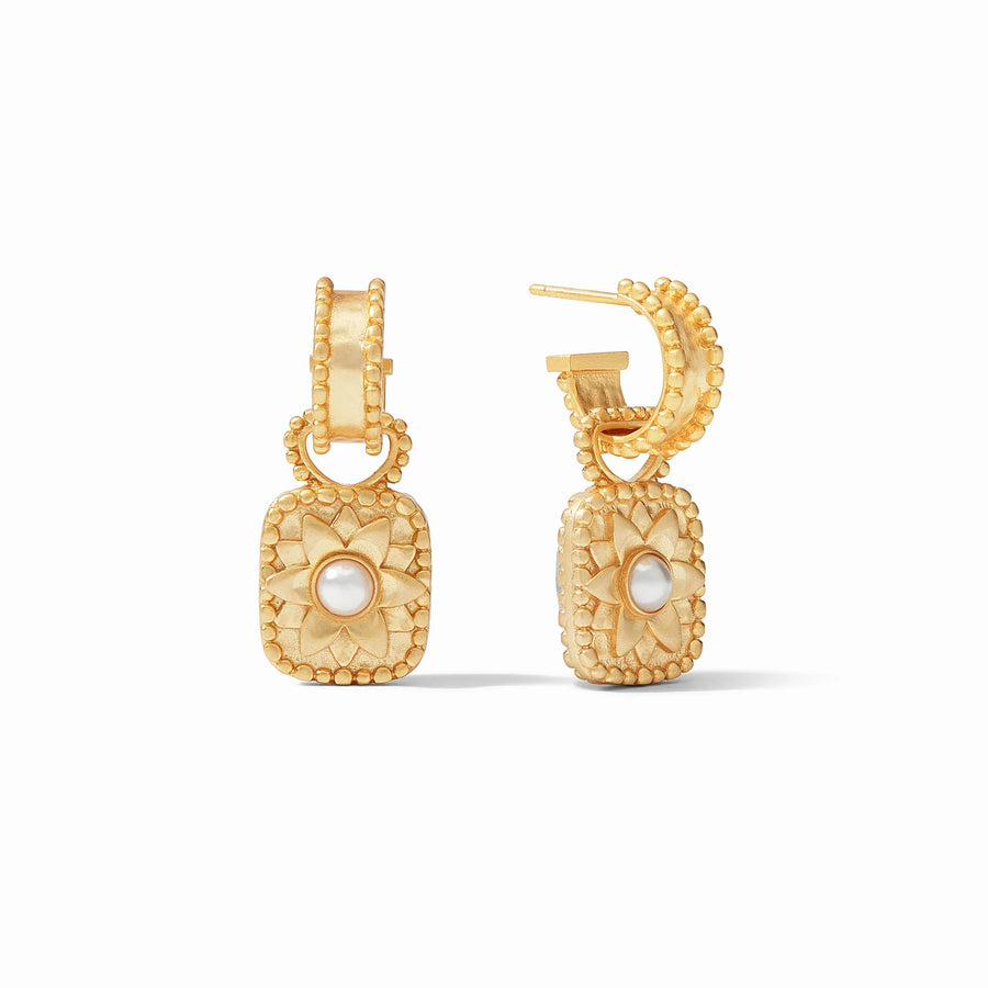 Marbella Hoop & Charm Earrings