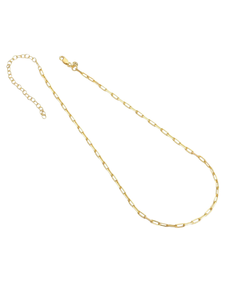 Mini Paperclip Chain Necklace