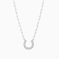 Lucky Horseshoe Pendant Necklace