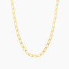 Flat Curb-Link Charm Necklace
