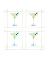 Martini - Cocktail Napkins set of 4