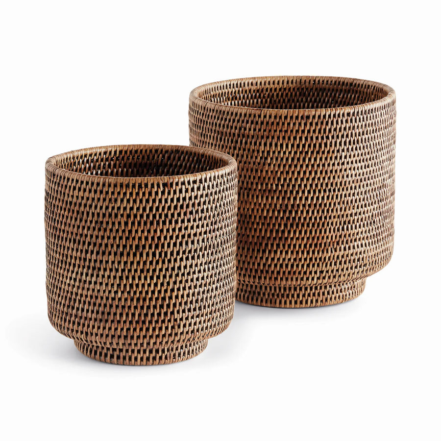 Burma Rattan Cachepot
