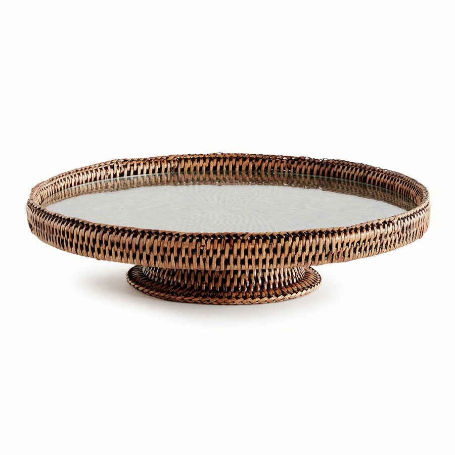 Burma Rattan Serving Stand