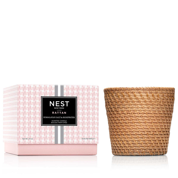 Rattan 3-Wick Candle