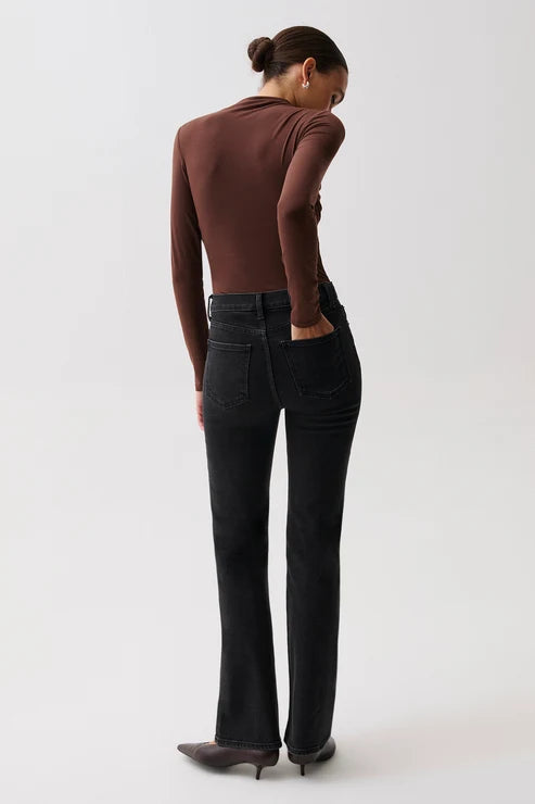 Evie High Rise Slim Bootcut - Jetset
