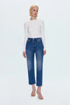 Cassie Super High Rise Straight Jean