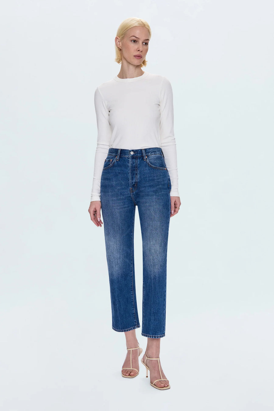 Cassie Super High Rise Straight Jean