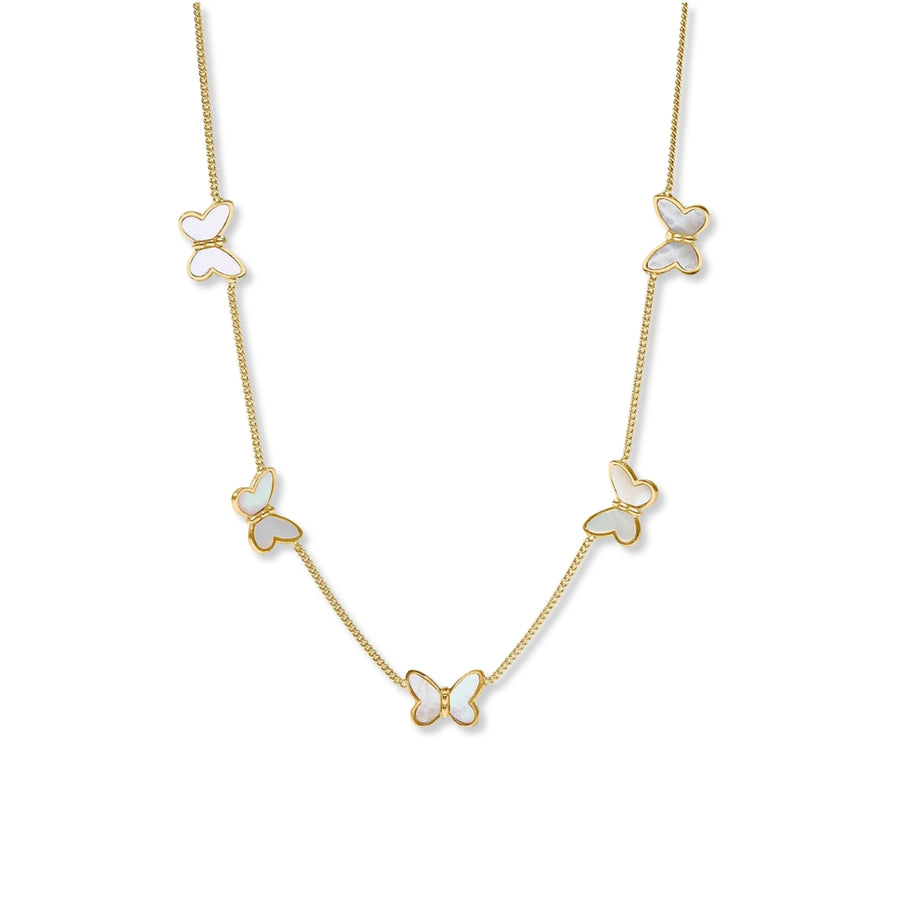 Papillon Delicate Station Necklace