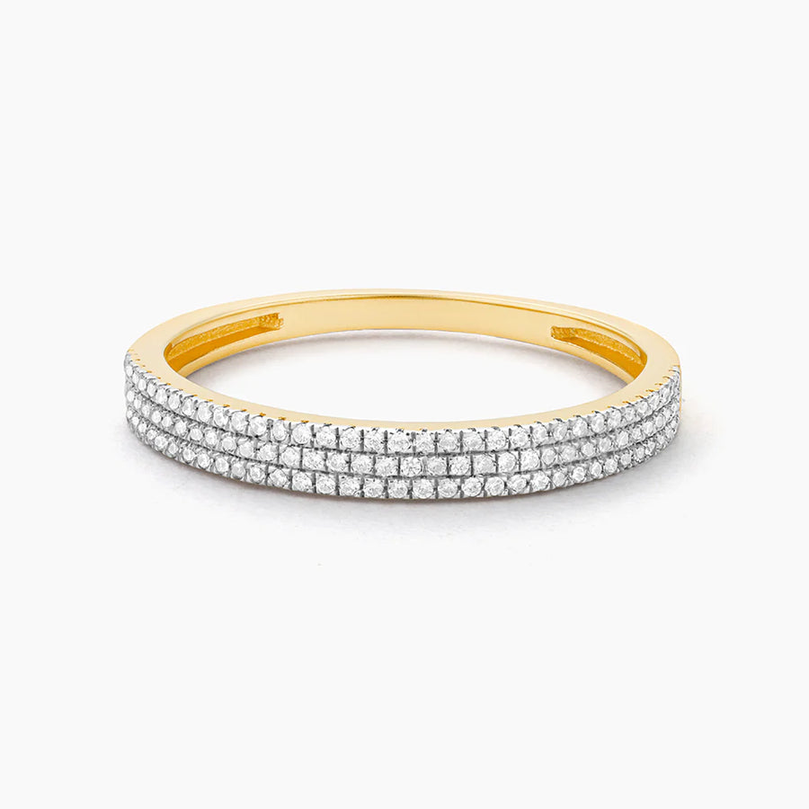 Triple Row Stackable Ring