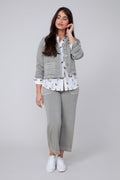 Knit Denim Cropped Blazer