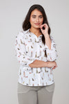 Woven Button Down Blouse
